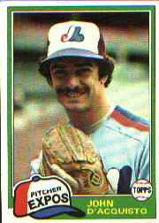 1981 Topps Baseball Cards      427     John D'Acquisto